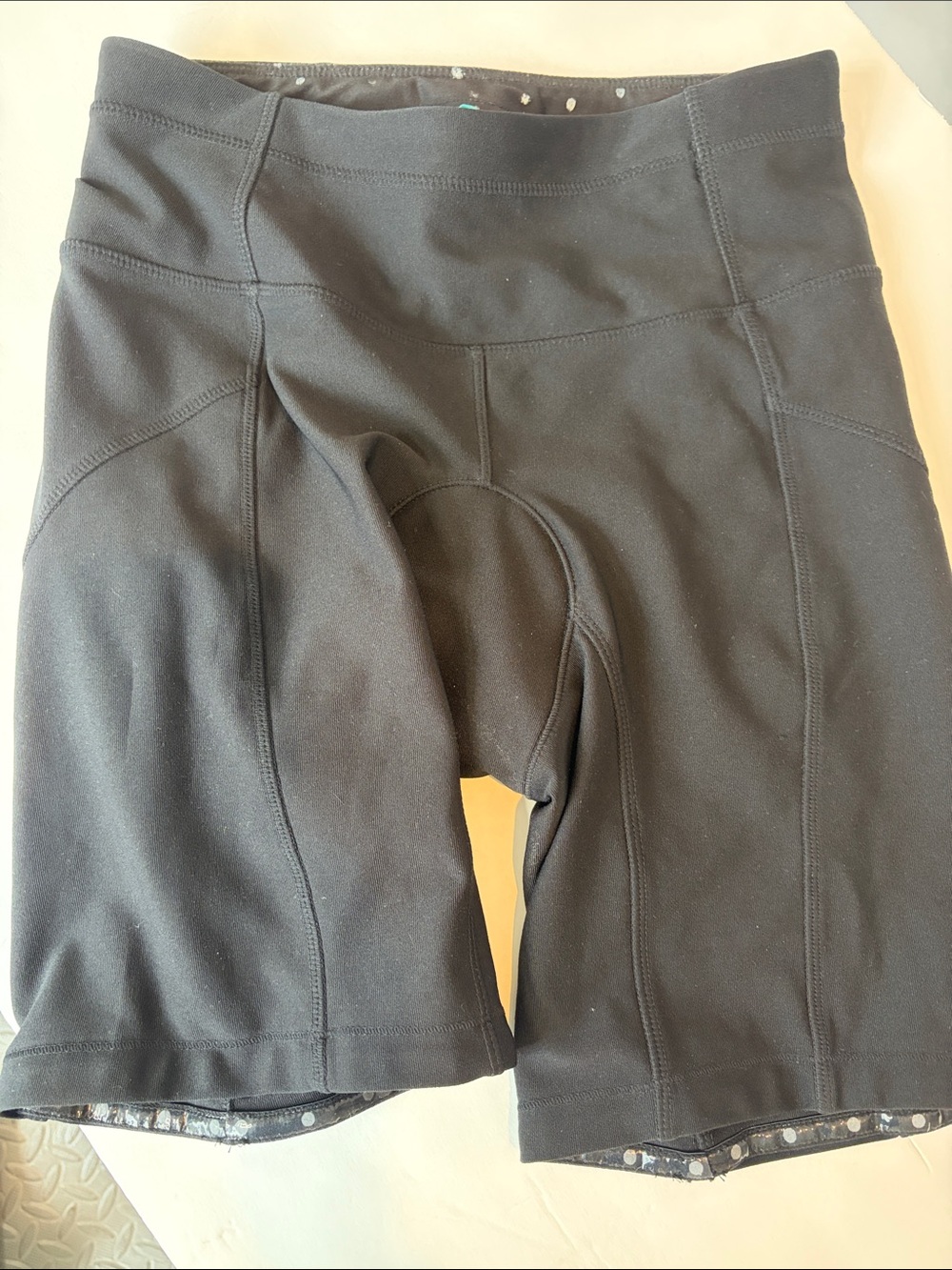 Mondetta Black High-Rise Bike Shorts
